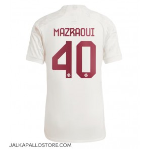 Bayern Munich Noussair Mazraoui #40 Kolmaspaita 2023-24 Lyhythihainen